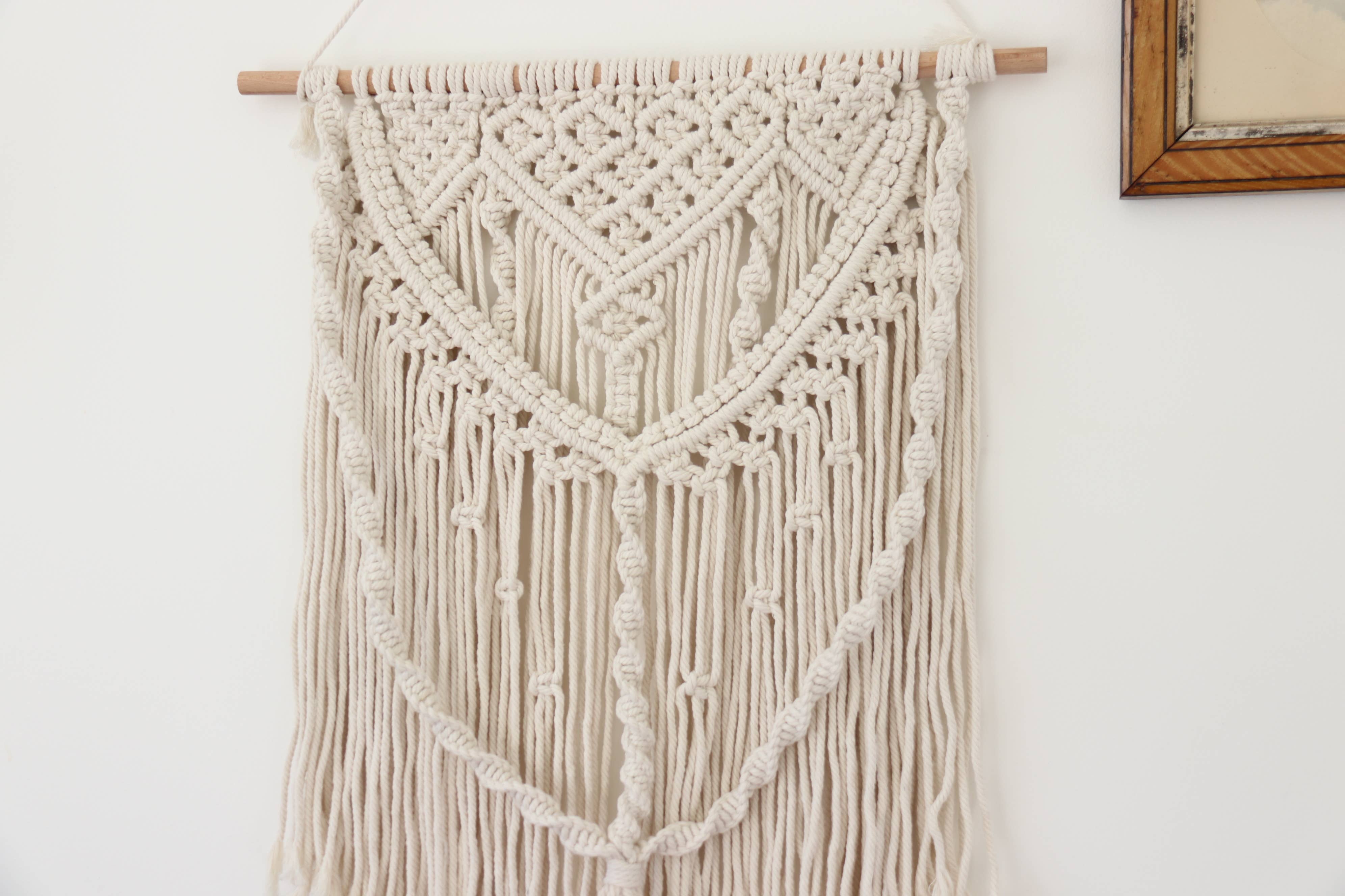 Sparkle Being - Vendita all'ingrosso Arazzi/Tessuti d'arredo - Decorazioni per la casa in macramè da appendere a parete in cotone fatto2