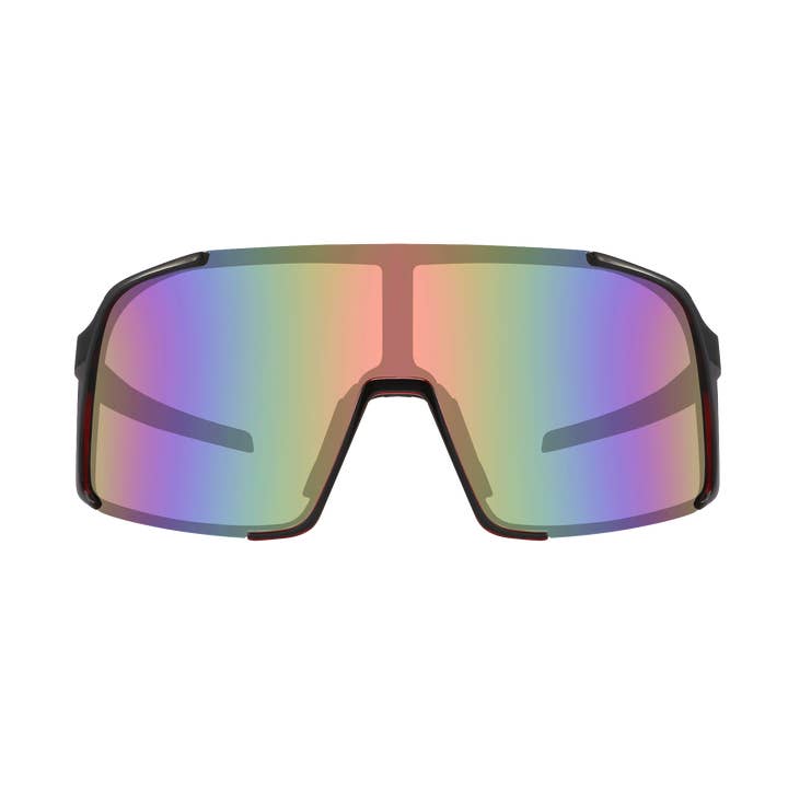 59310XL - Occhiali da sole sportivi extra large in PC One Piece Shield per la vendita all'ingrosso da parte di SolarX Eyewear