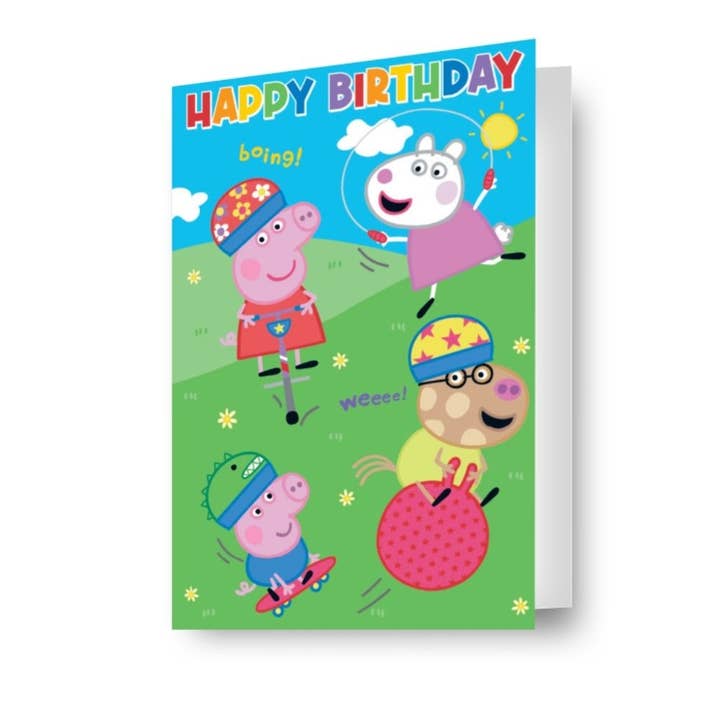 PEPPA PIG LENTICULAR 3D-EFFECT CARD for wholesale by Danilo Promotions Ltd