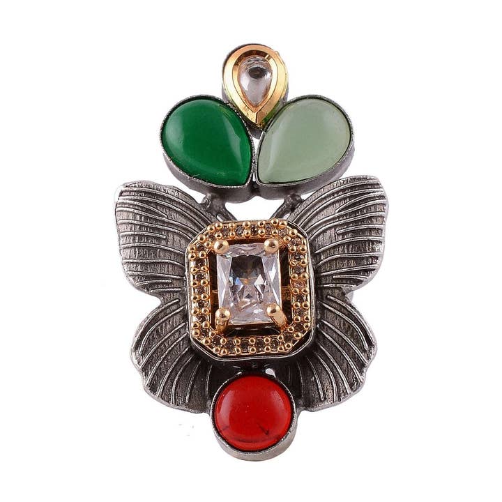 Epitomen av elegans i förlovningsringar: Jewel Bloom Ring | Röd för wholesale av Vinnis Jewelry