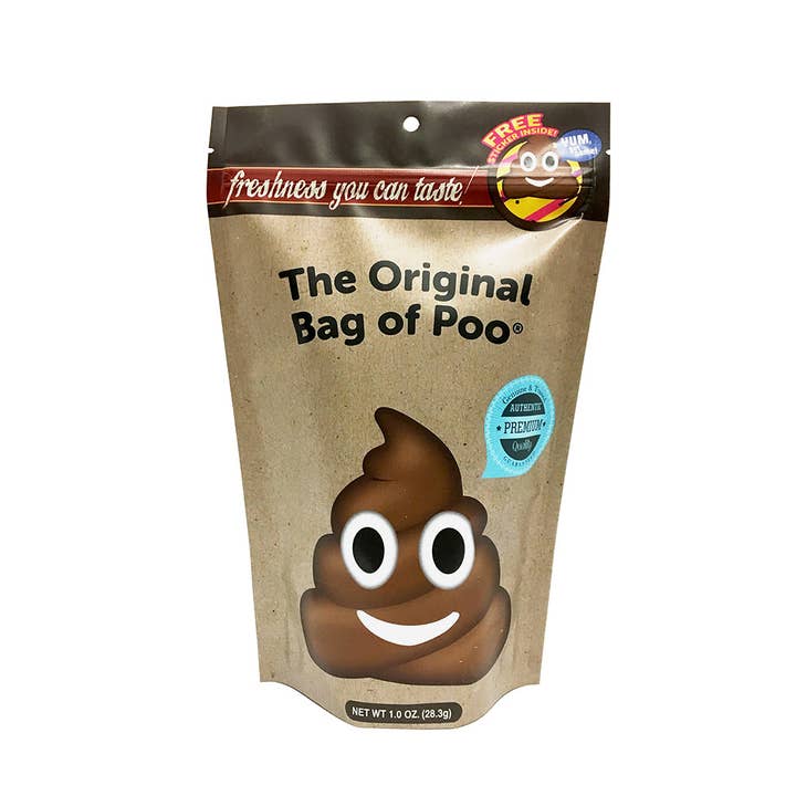"The Original Bag of Poo"® Novelty Cotton Candy - Wholesale Cotton Candy - The Original Bag of Poo® (Emoji Cotton Candy Poo)1