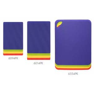 Dexas - Wholesale Cutting Board - Med & Large-4 Pack Heavy Duty Grippmat Set - Primary Colors1