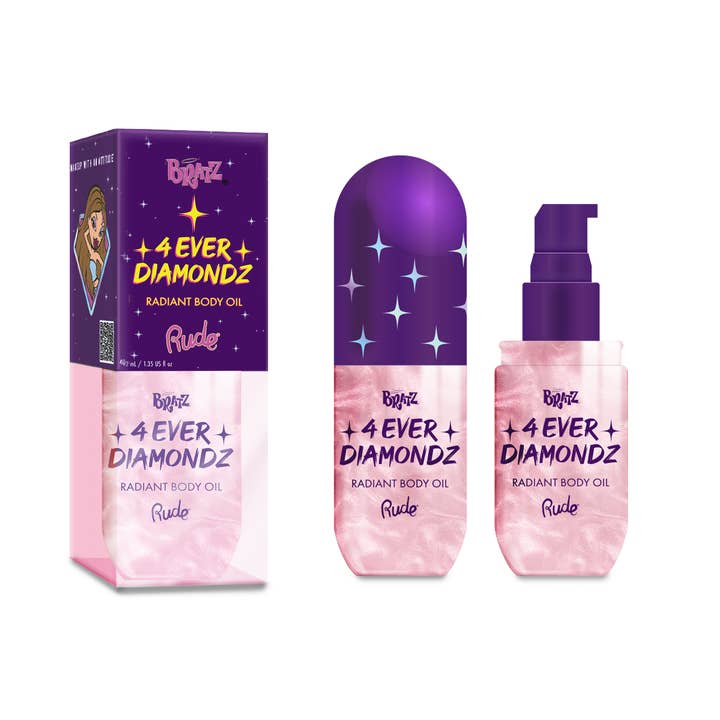 Bratz 4 Ever Diamondz Radiant Body Oil for wholesale by Rude Cosmetics