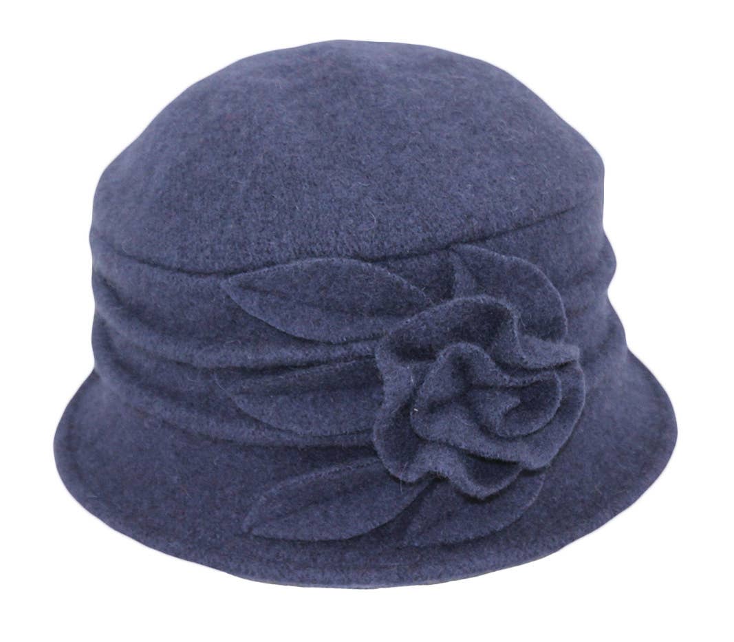 Jeanne Simmons Accessories - Wholesale Cloche Hat - Women's - Cloche Boiled Wool 7554 Hat Winter4