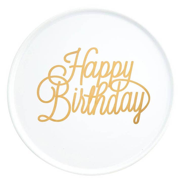 Ceramic Cake Stand - Happy Birthday for wholesale by Angle