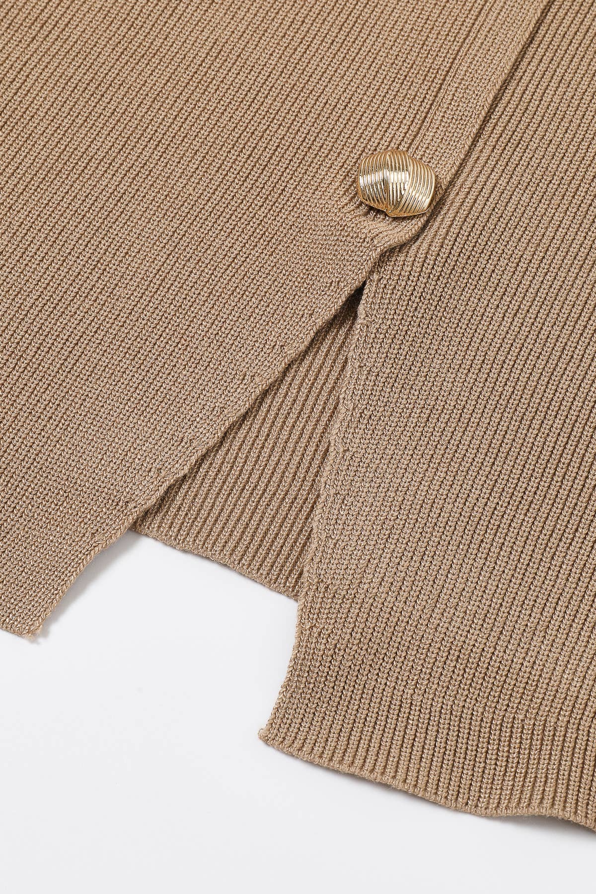 RIVIR – Conjunto de top e calça (roupa NÃO Casual) - Mulher por atacado – Conjunto de Colete de Malha sem Mangas com Calças25