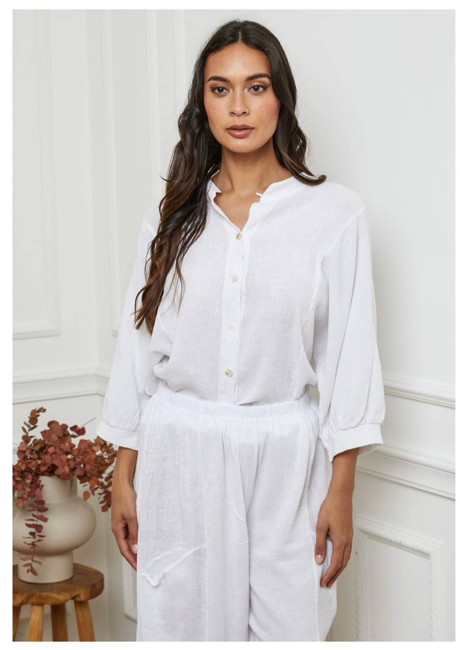 LÉA & LUC – wholesale Shirt – Women’s – 100% Linen Shirt REF. 923033