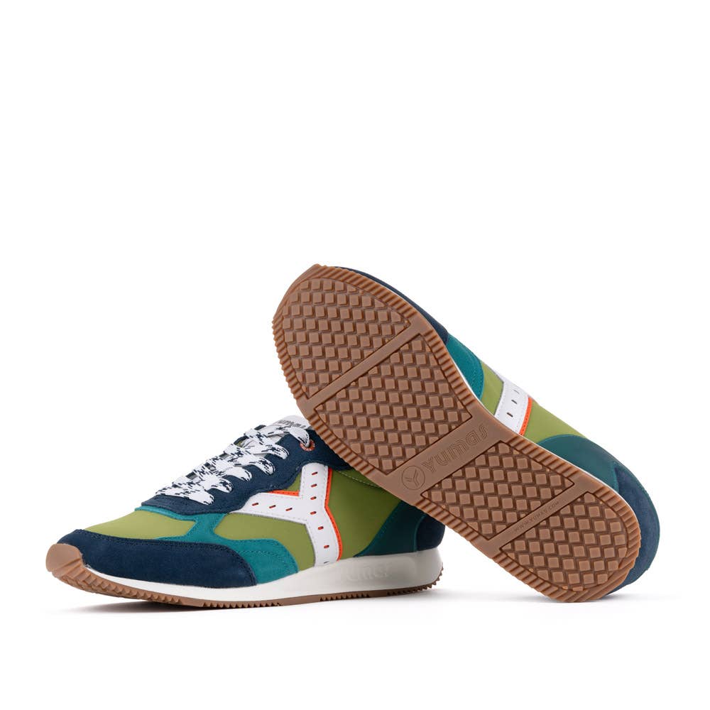 YUMAS - Venta al por mayor Zapatillas urbanas - Hombre - Zapatillas retro para hombre en color verde- Gibson.3