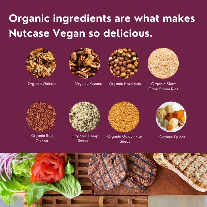 Nutcase Vegan - Wholesale Sausage - Breakfast Sausage Patties - Vegan, Plant-Based, Organic3