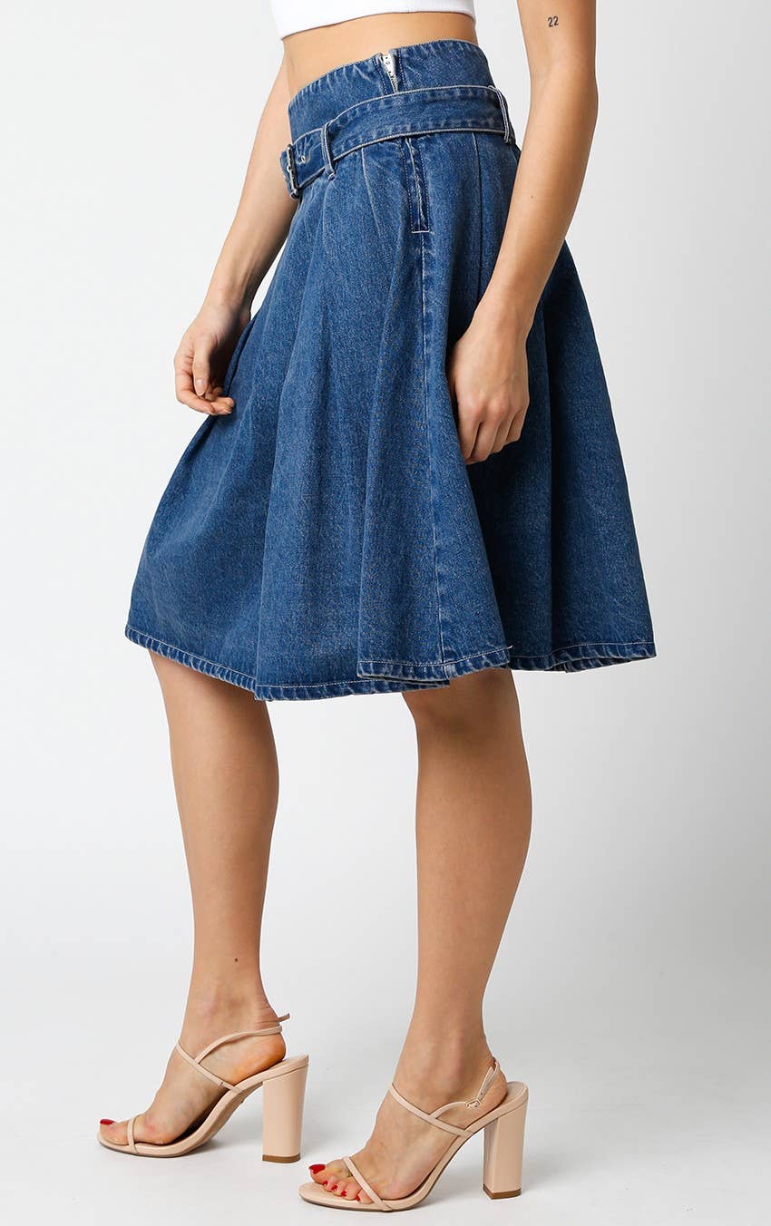 Ingrid Denim Skirt for wholesale on Faire1