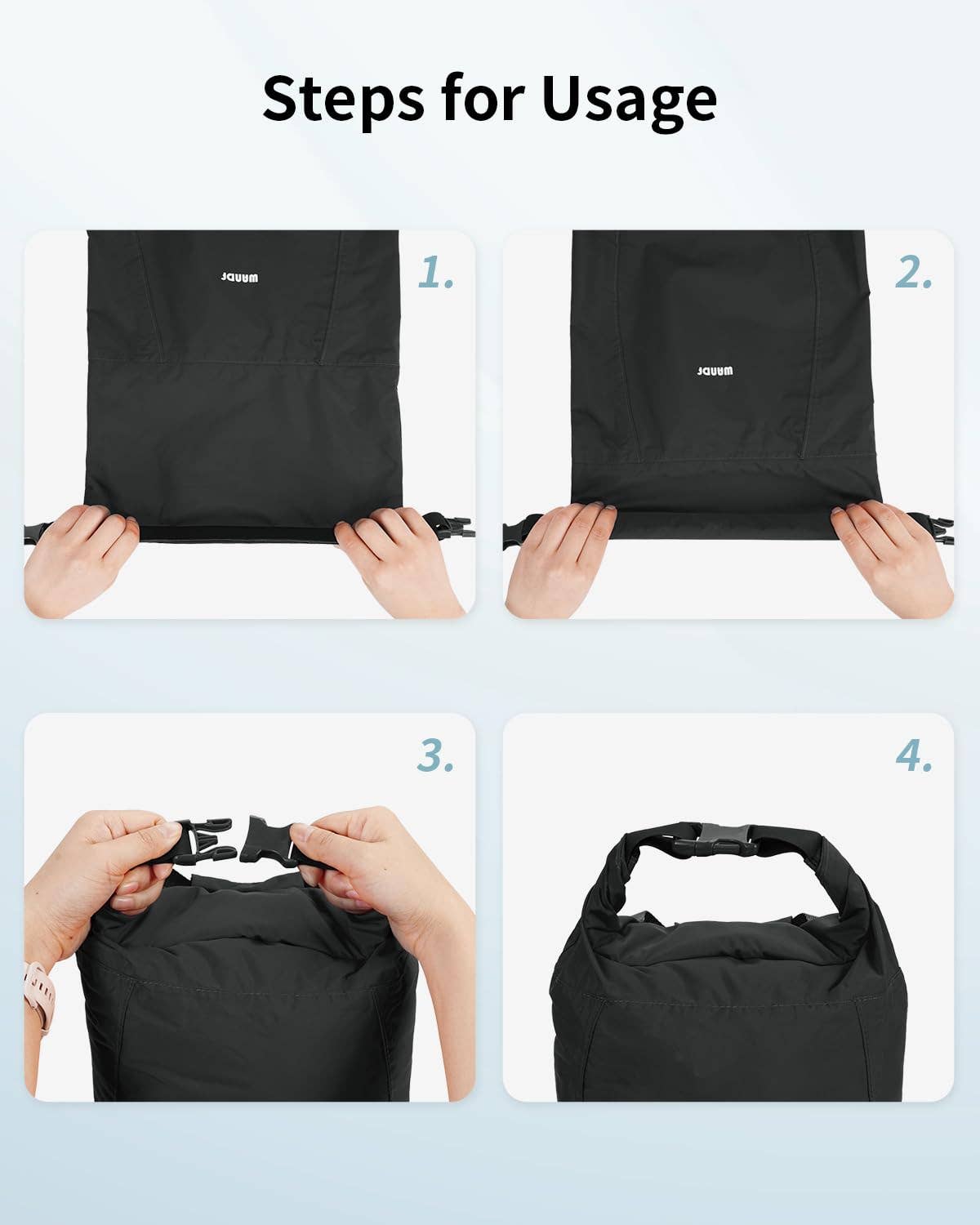 wandf – Großhandel Trockenbeutel – Kind & Baby – WANDF Ultraleichter Trockensack mit Rollverschluss22