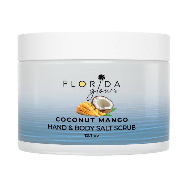 Original Kokos-Mango-Salz-Peeling — 12,1 Unzen — Medium für den Großhandel von Florida Glow