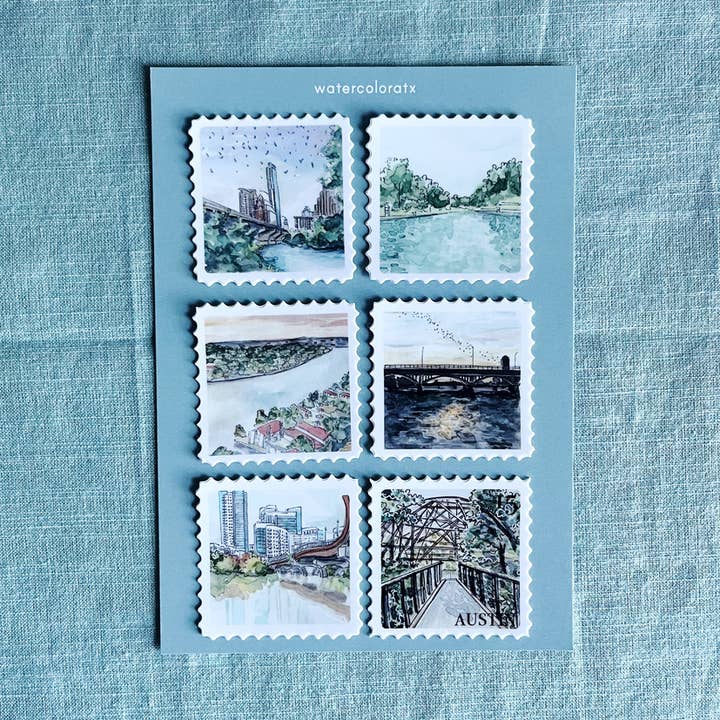 Stamps Sticker Set for wholesale by watercoloratx