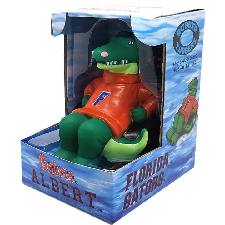 Rubber Tubbers - Wholesale Bath Toy - Baby - University of Florida - Gators - Albert The Alligator - Prem1