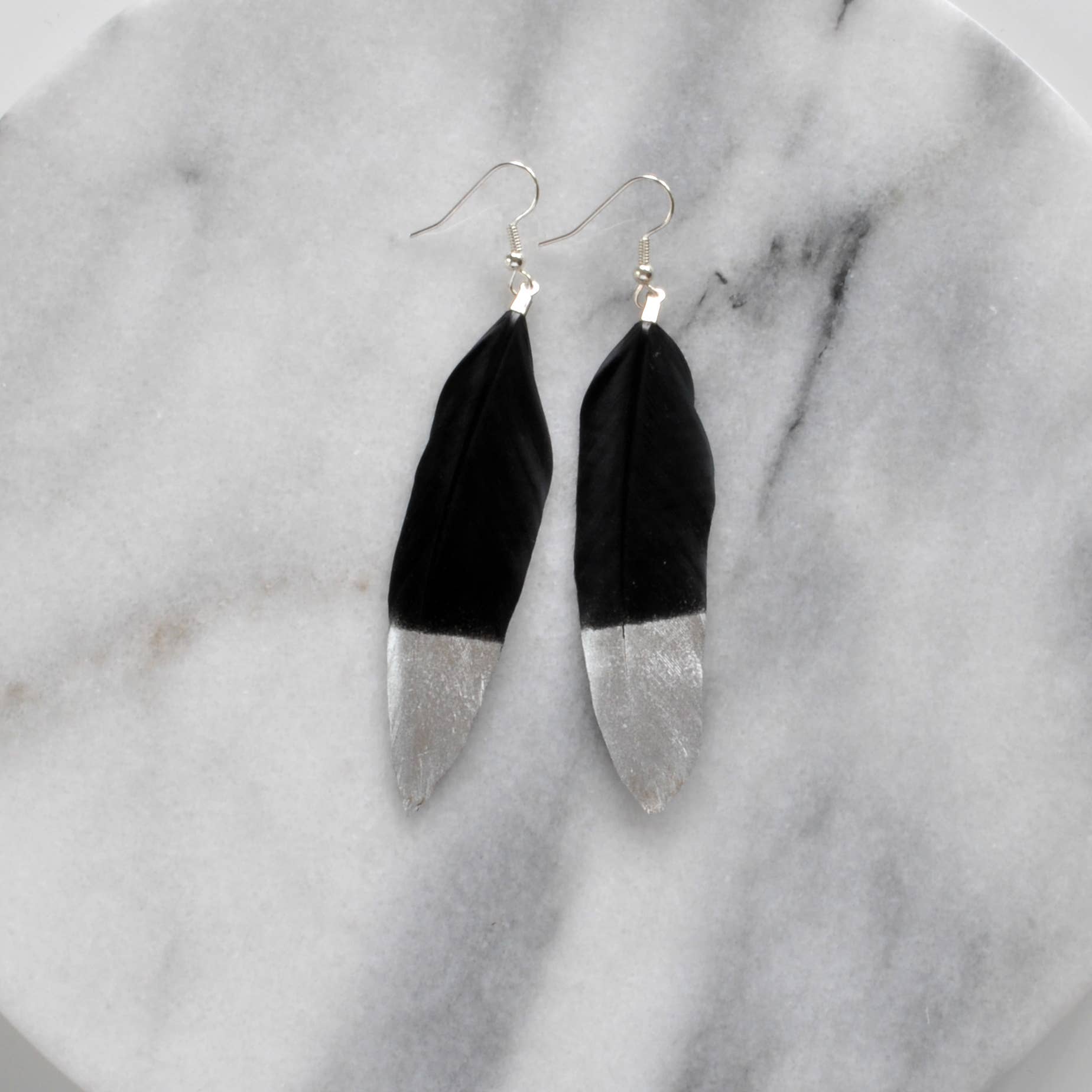 Libby & Smee - Wholesale Dangle Earrings - Gold and Silver Feather Earrings11