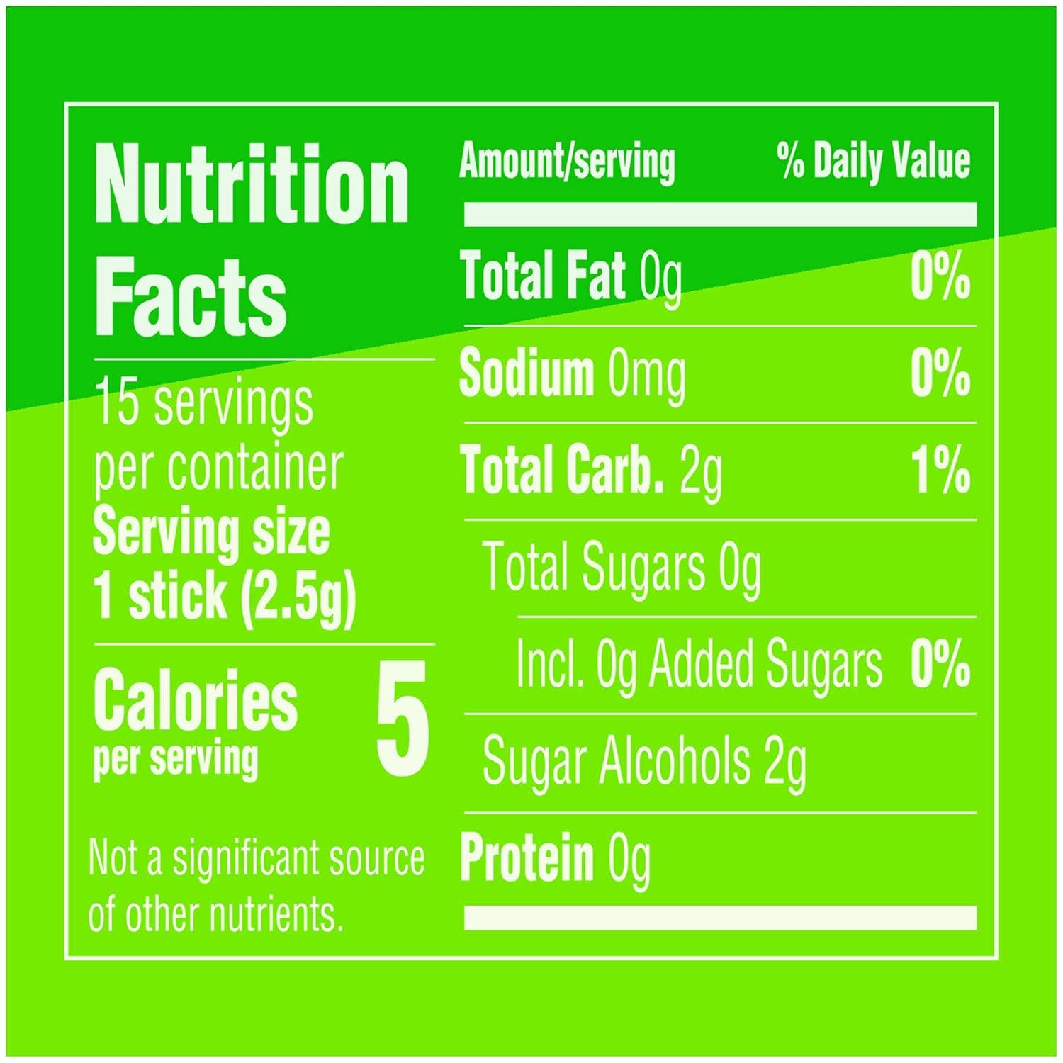 Snacky Candy - Wholesale Chewing Gum - Extra Gum Slim Pack Spearmint 15 stick 10 packs5