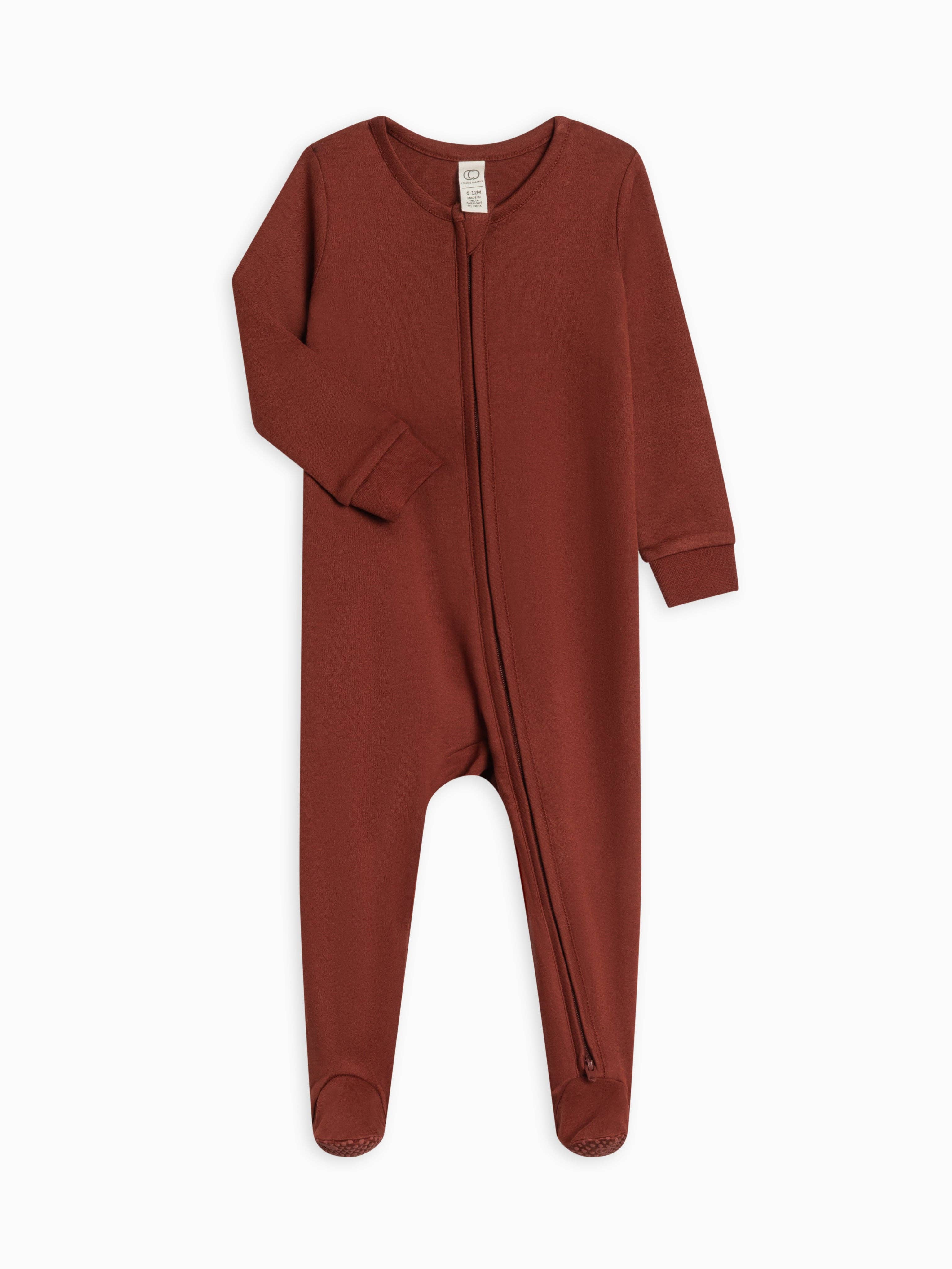 Colored Organics – Fato de dormir – Bebé por atacado – Clássico Macacão com Fecho Peyton21