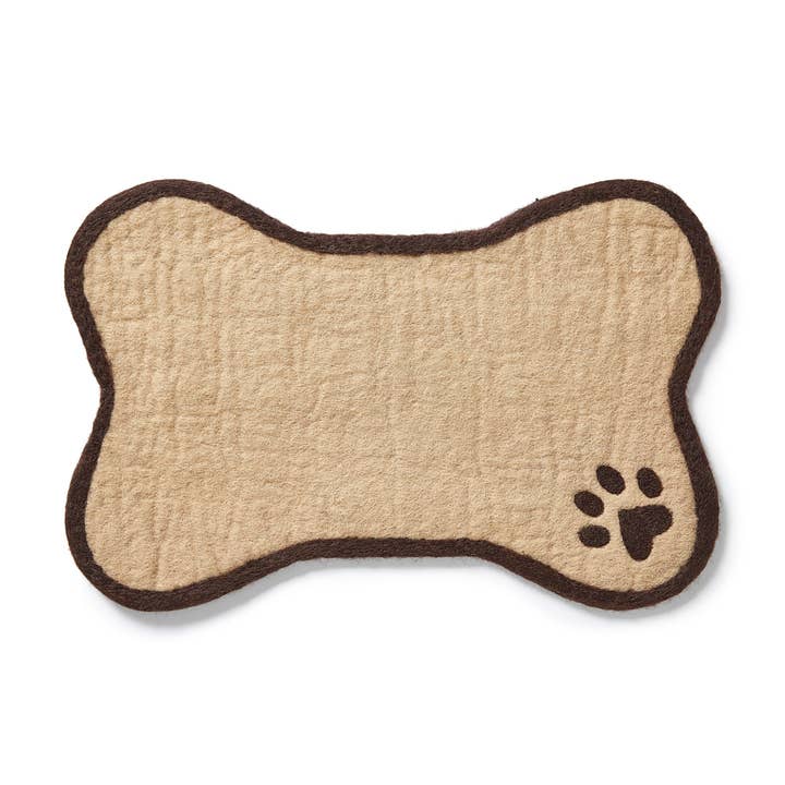 Everest Pet Supply & Gifts - Wholesale Pet Food Mat - Dog - Pet Bowl Mat, 100% Wool, Water Absorbent, Wet-Felted
