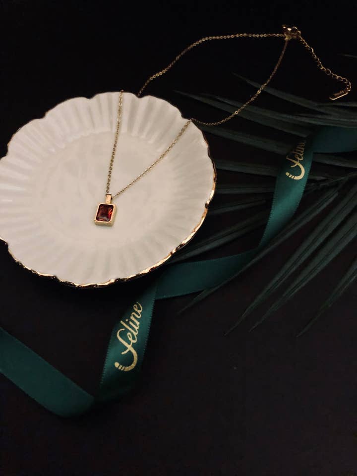 Taylor Dainty Gold Dipped Necklace for wholesale by Feline Jewelry Studio Universe