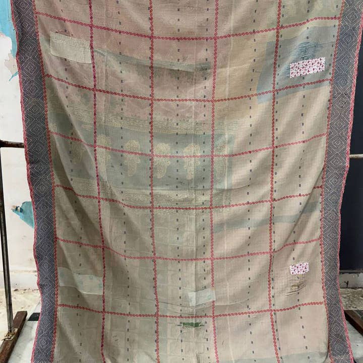bhavnas boutique - Wholesale Quilt - Vintage Textiles Cotton Throw kantha Stitch Quilt, Blanket5