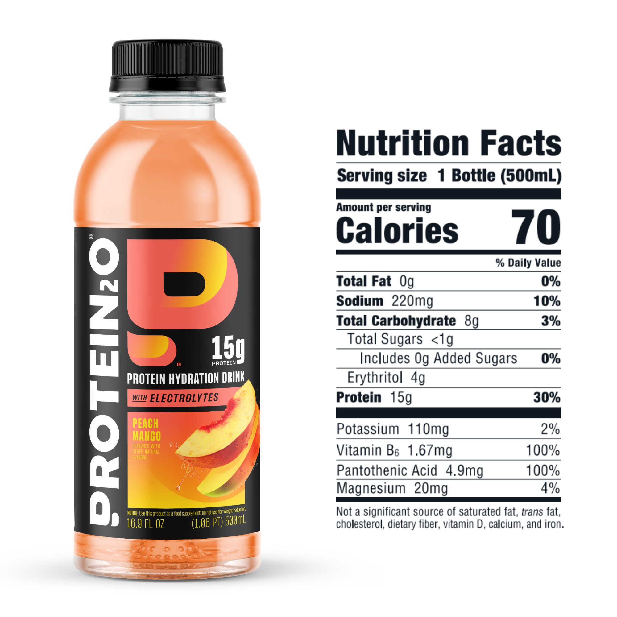 Protein2o - Wholesale Sports/Energy Drink - Protein2o Peach Mango2