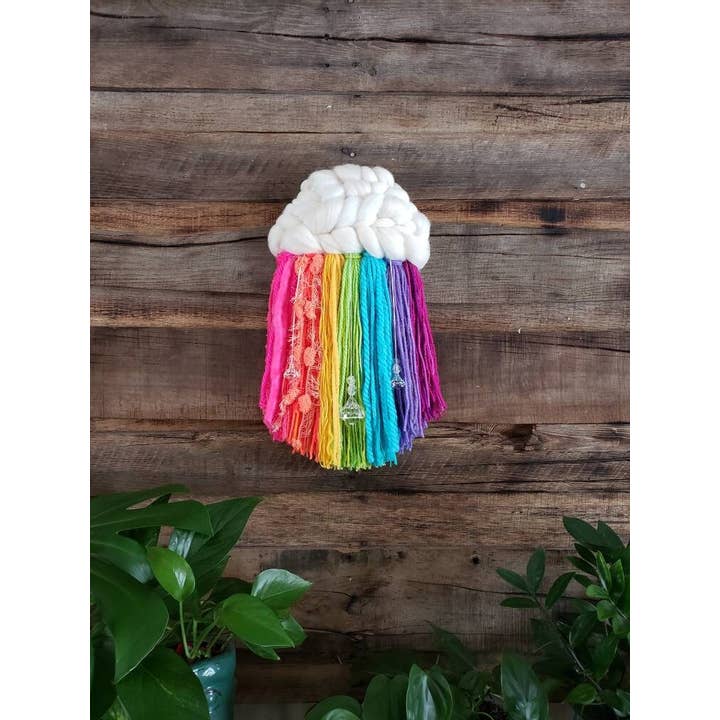 Texturize Your Eyes - Venta al por mayor Borla decorativa - Mini nube arco iris de neón