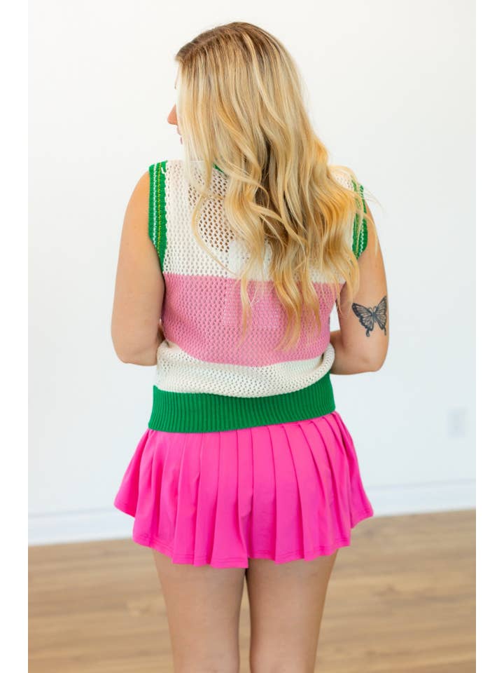 Multi Pickle-ball Sweater Vest for wholesale on Faire3