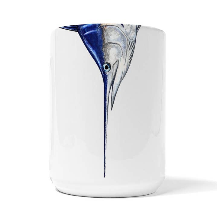 Blue Marlin Snout Mug for wholesale by American Brand Studio