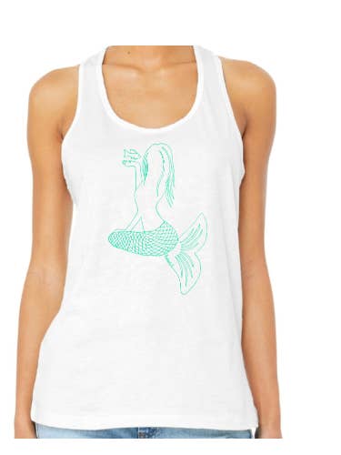 Ladies Mermaid Tank Top for wholesale by FishHead Threads, Inc.