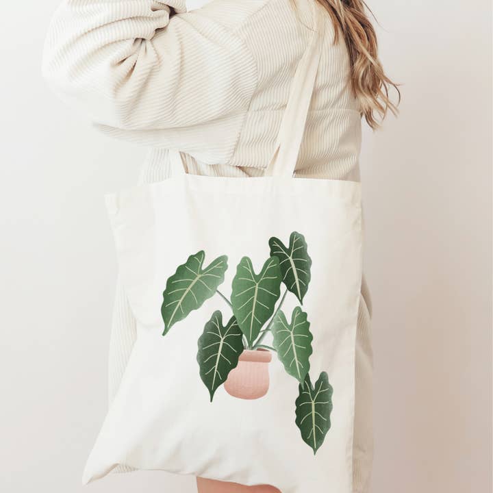 Cotton bag potted plant begonia plant - Zimmerp jute bag for wholesale by Tilda&Theo