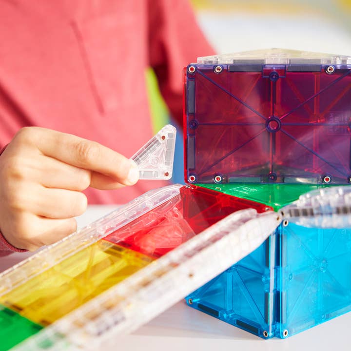 Magna-Tiles - Wholesale Building Set - Kids - Magna-Tiles Rail Racers 33-Piece Set2