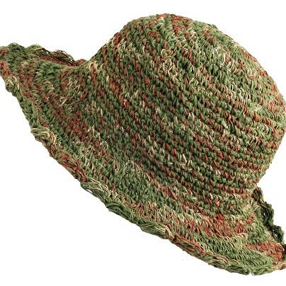 Foot Path Trading Co - Wholesale Straw Hat - Women's - Hemp Sun Hat Color