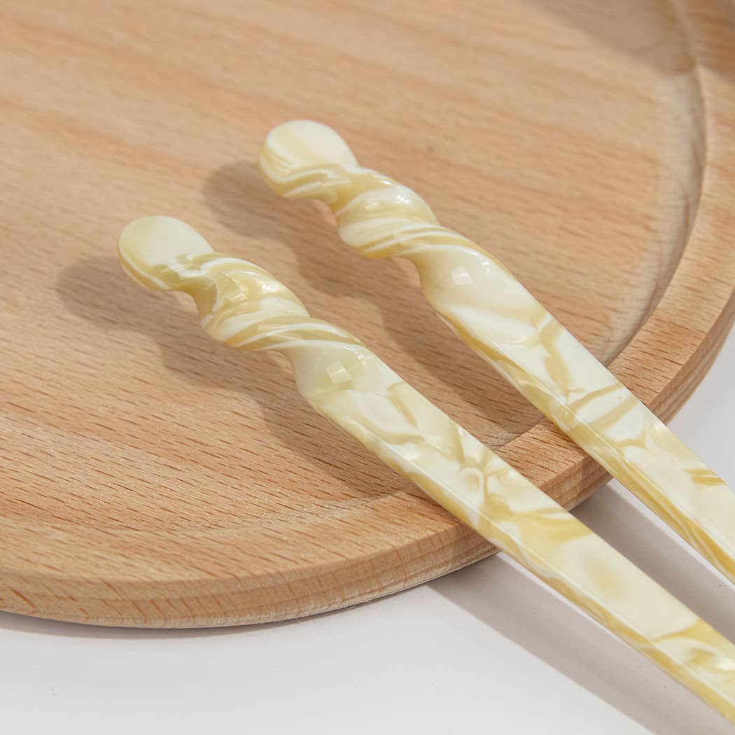 TheDivaSoap - Wholesale Hair Pin - Minimalist Acetate Tortoise Hair Stick HairPin, Eco-Friendly3