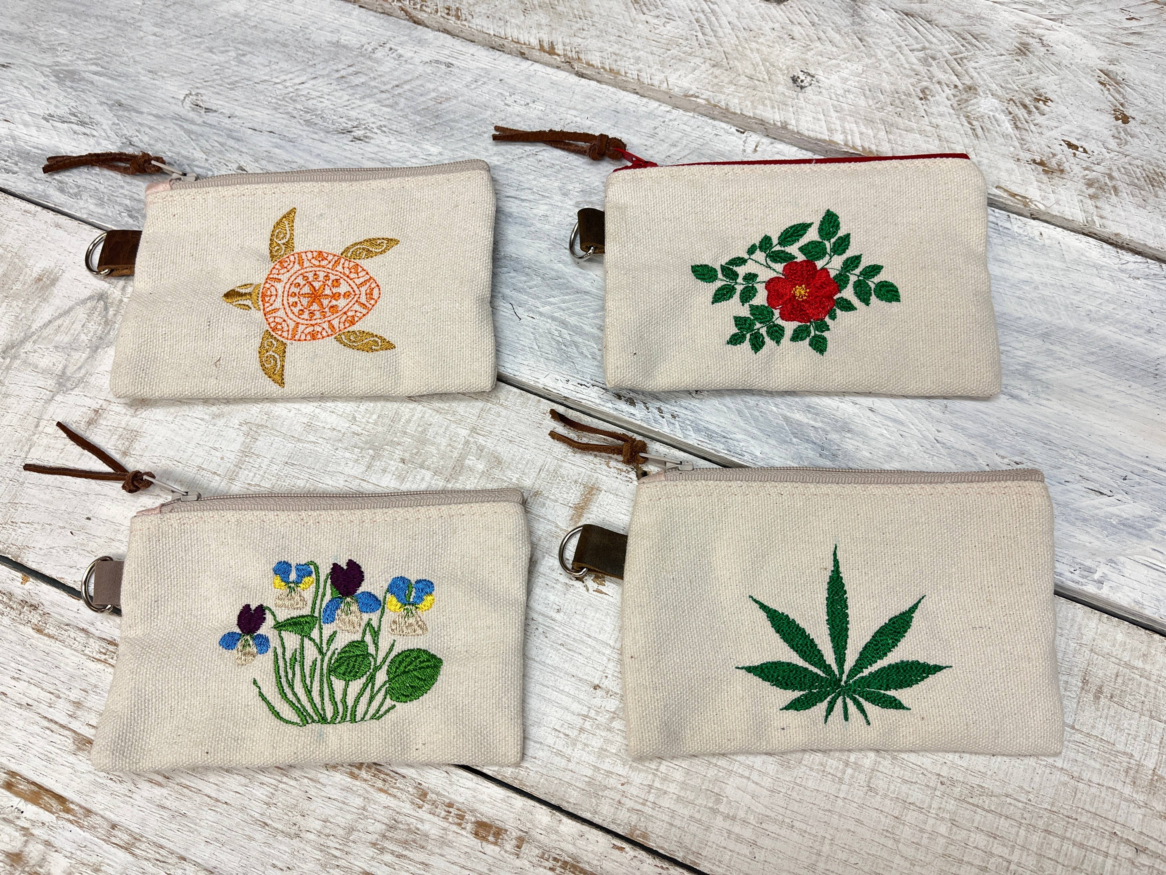 Oakpo Paper Co. - Wholesale Coin Purse - Women's - Coin Purse, Canvas Zipper Bag, Embroidery Coin Pouch2