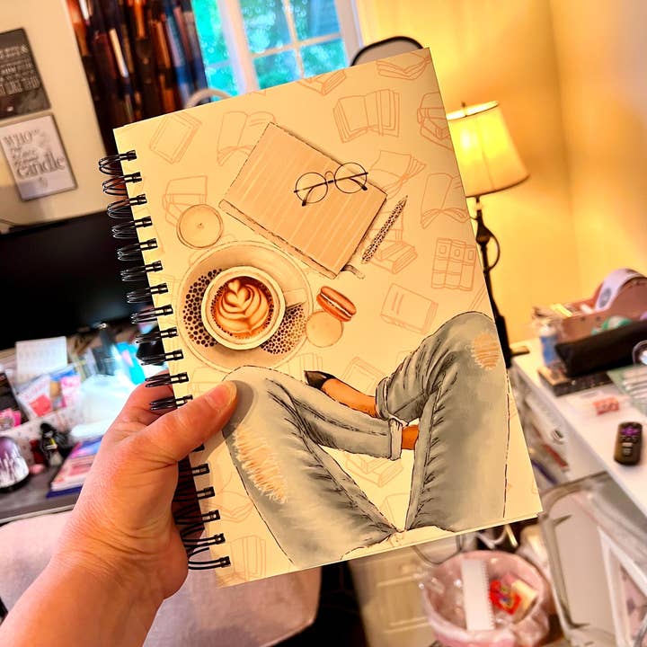 Personalized Reader journal Reader Tracker for wholesale by Tomes and Troves, LLC