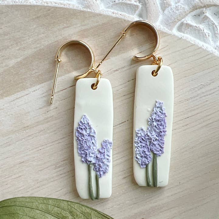 Courage & Calling - Wholesale Dangle Earrings - Cassie Lavender Dangles0