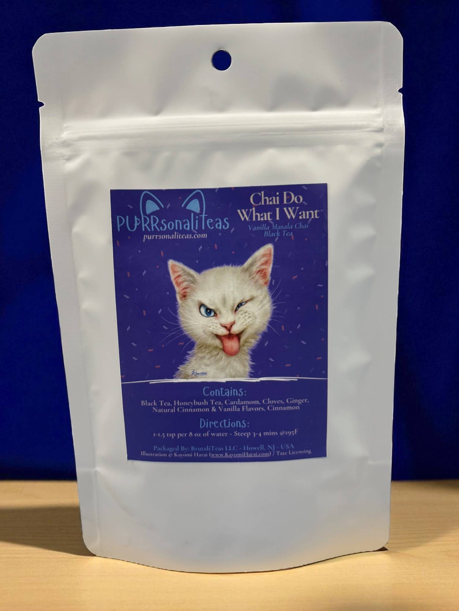 PURRsonaliTeas - Wholesale Loose Tea - Chai Do What I Want - Vanilla Masala Chai Black Tea0
