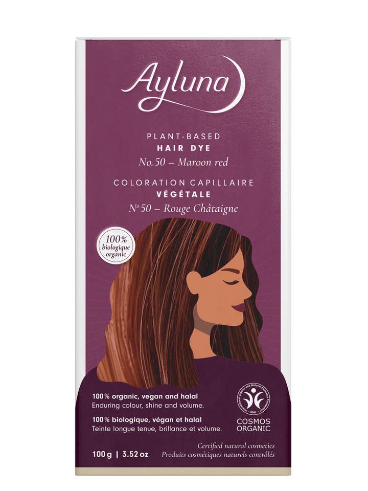Maroon Red Plante-baseret hårfarve for engroshandel hos Ayluna