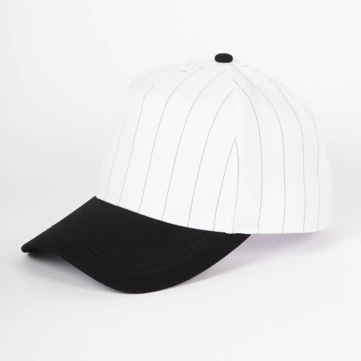 David And Young - Wholesale Baseball Cap - Unisex - Pinstripe Two-Tone Baseball Cap1