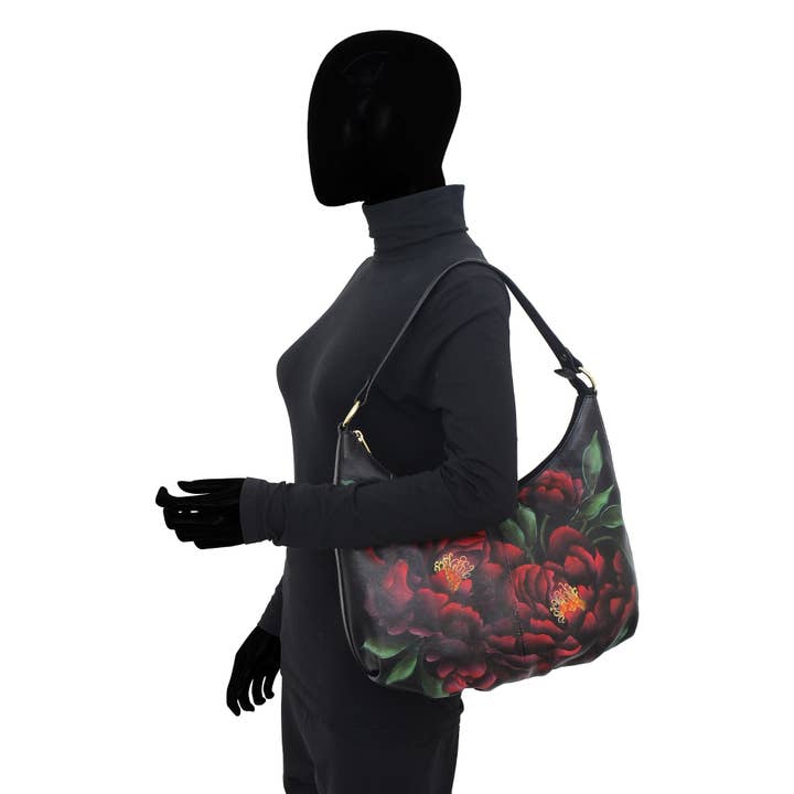 Anuschka | Vanya Lara (USA) - Wholesale Shoulder bag – women's - Ruched Hobo - 76155