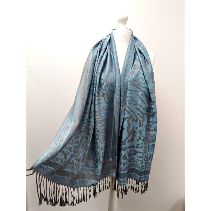 Superbia – wholesale Scarf – Women's – Super Soft Pashmina Scarf Shawl Wrap-2503 Animal Print19