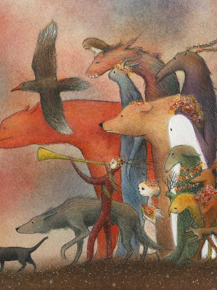 "Planted Against The Conflict Of A Dying Sun" Art Print for wholesale by Obsolete World