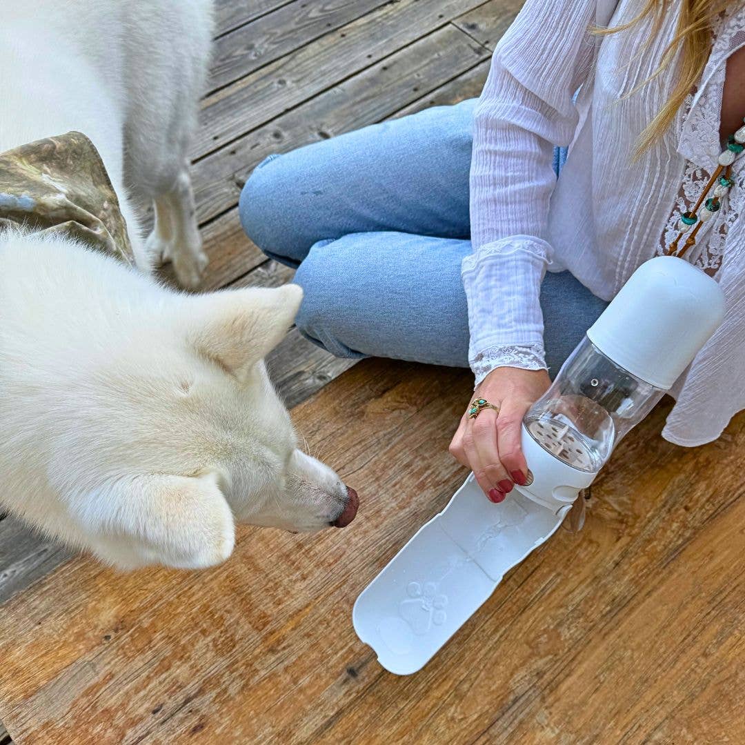 Tilley + Me – wholesale Pet water bottle – Dog – 2-in-1 Pet Water Bottle with Treat Compartment - 350ml6