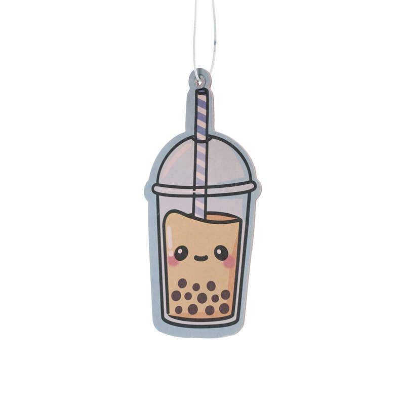 Puckator EU - Wholesale Air Freshener - Vanilla Foodiemals Boba the Bubble Tea Air Freshener2