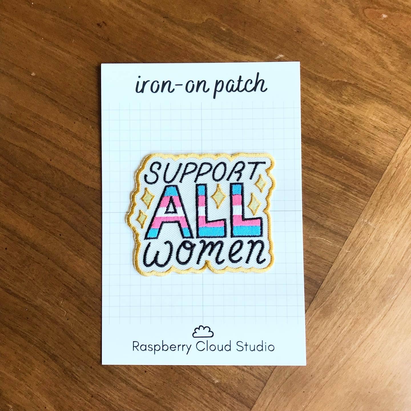 Raspberry Cloud Studio - Wholesale Patch - Support All Women Iron-on Patch2
