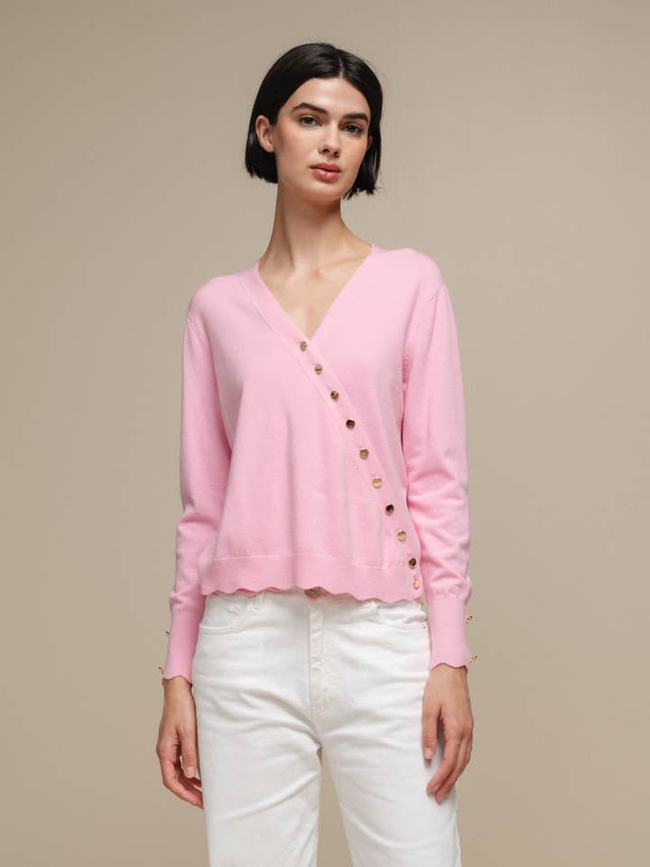 SMF - Wholesale Knit Sweater - Women's - 249186 - CACHE COEUR 50%VI 28%NY 22%PE17