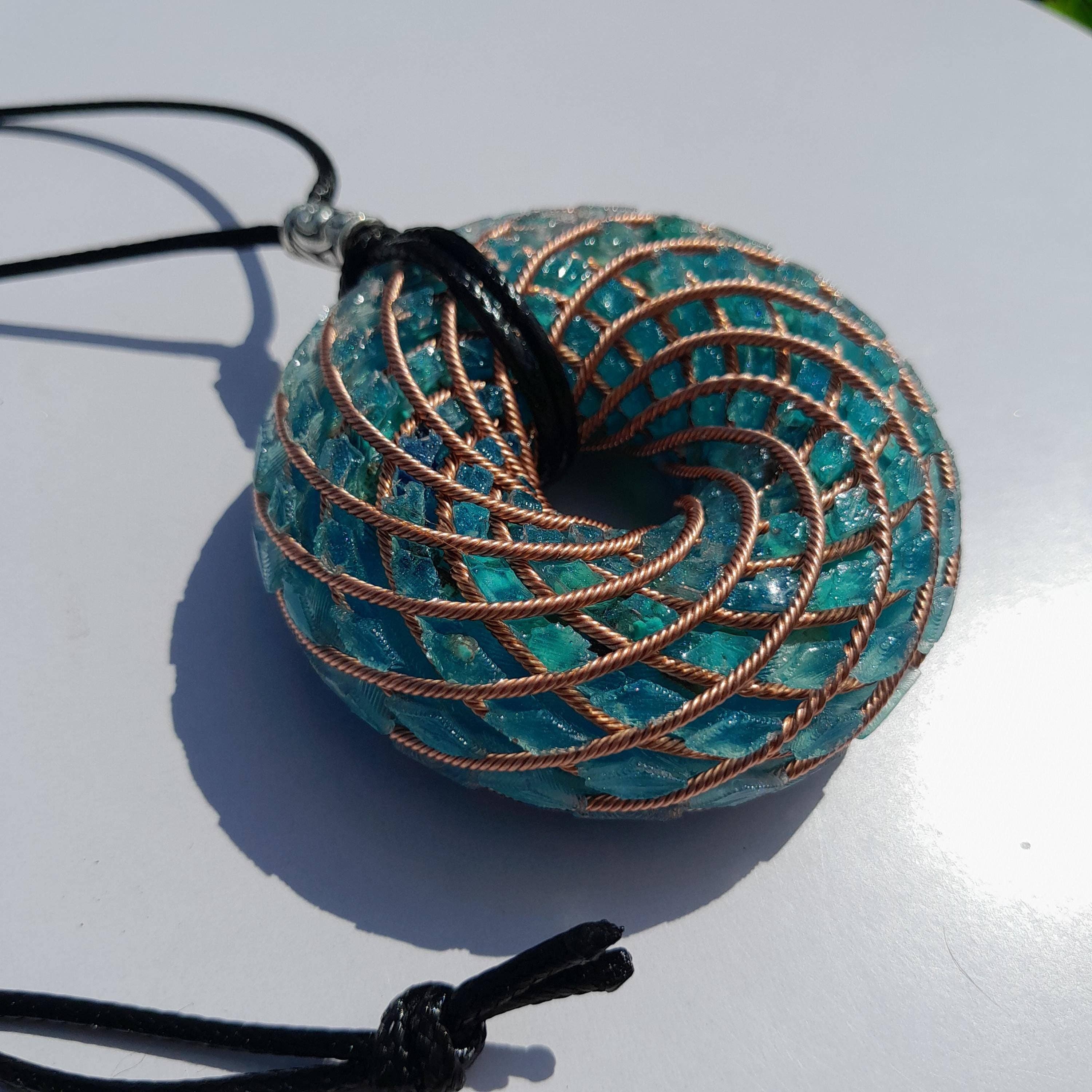 Mundo Orgon – Großhandel Spiritueller Stein/Kristall – Rodin-Torus-Spule Lapislazuli-Chips - Wirbelwellen-Generator - Toroidale Energie | EMF-Schutz8