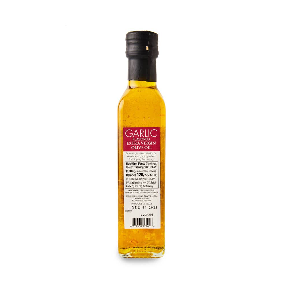Delallo - Vente Huile d'olive - Huile d'olive à l'ail (250 ml)2