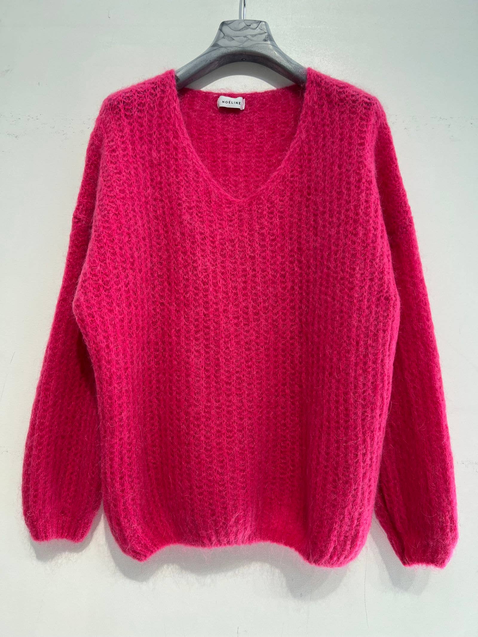 NOELINE - Wholesale Gebreide trui - Kinderen - Oversized trui van 40% kinder mohair9