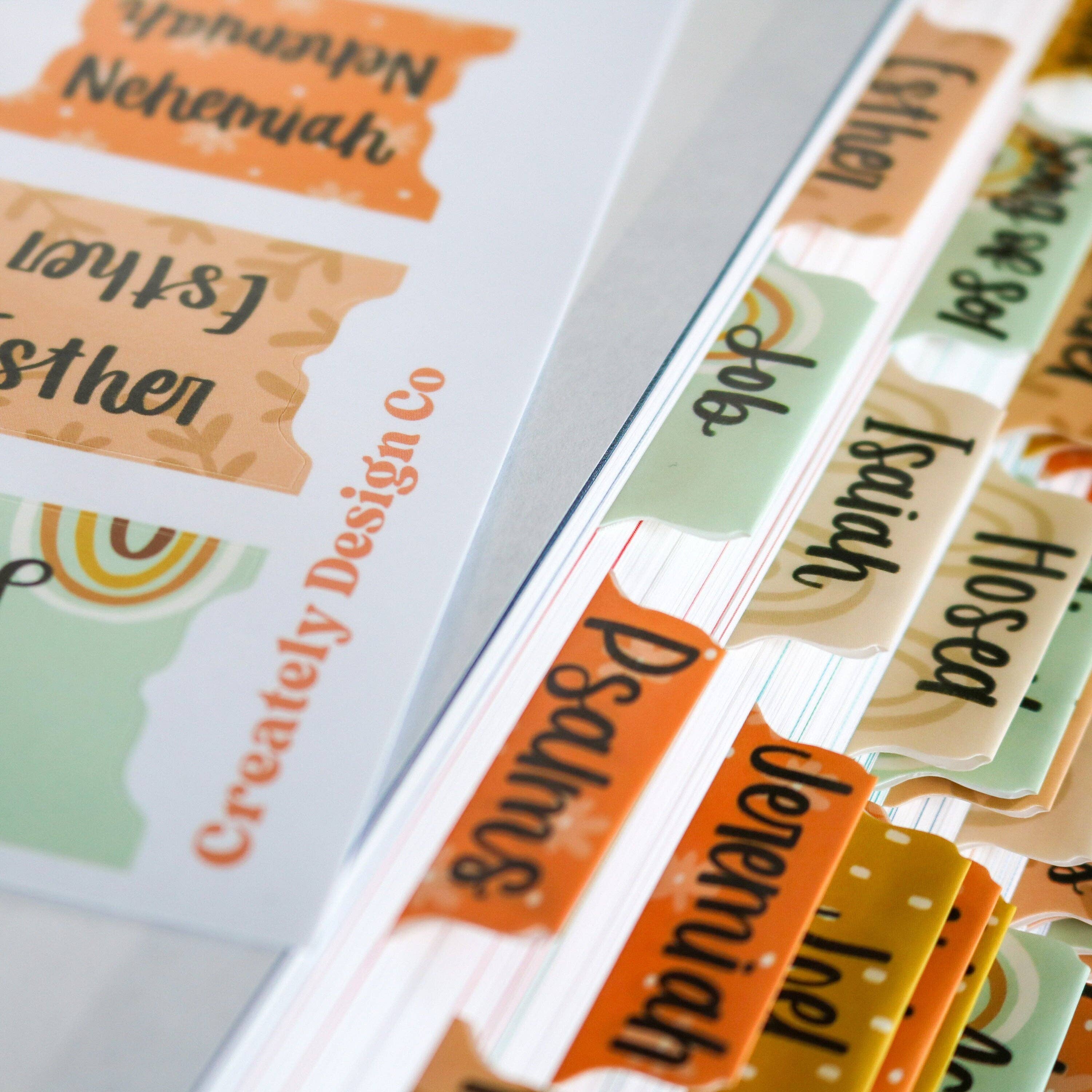 Creately Design Co. LLC - Wholesale Sticker - Boho Bible Tabs4